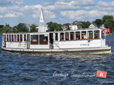 Alsterdampfer St. Georg von 1876.