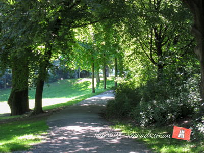 Bolivarpark in Harvestehude.