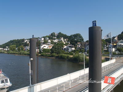 Duckdalben am Anleger Blankenese