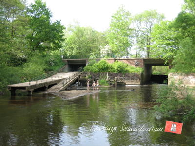 Ehemalige Wohldorfer Schleuse.